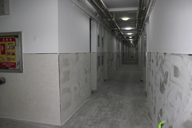 大学生公寓施工现场